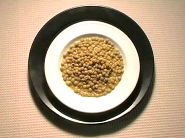 Горошек с мятой