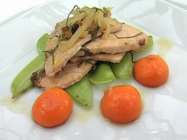 Рыба-меч с лимоном и шалфеем