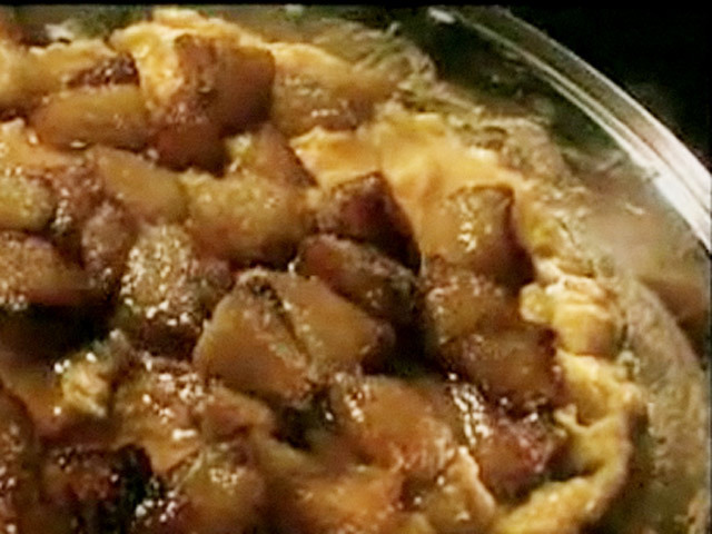 Яблочный омлет